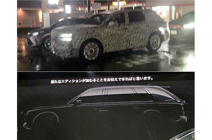 Toyota Century SUV spied 